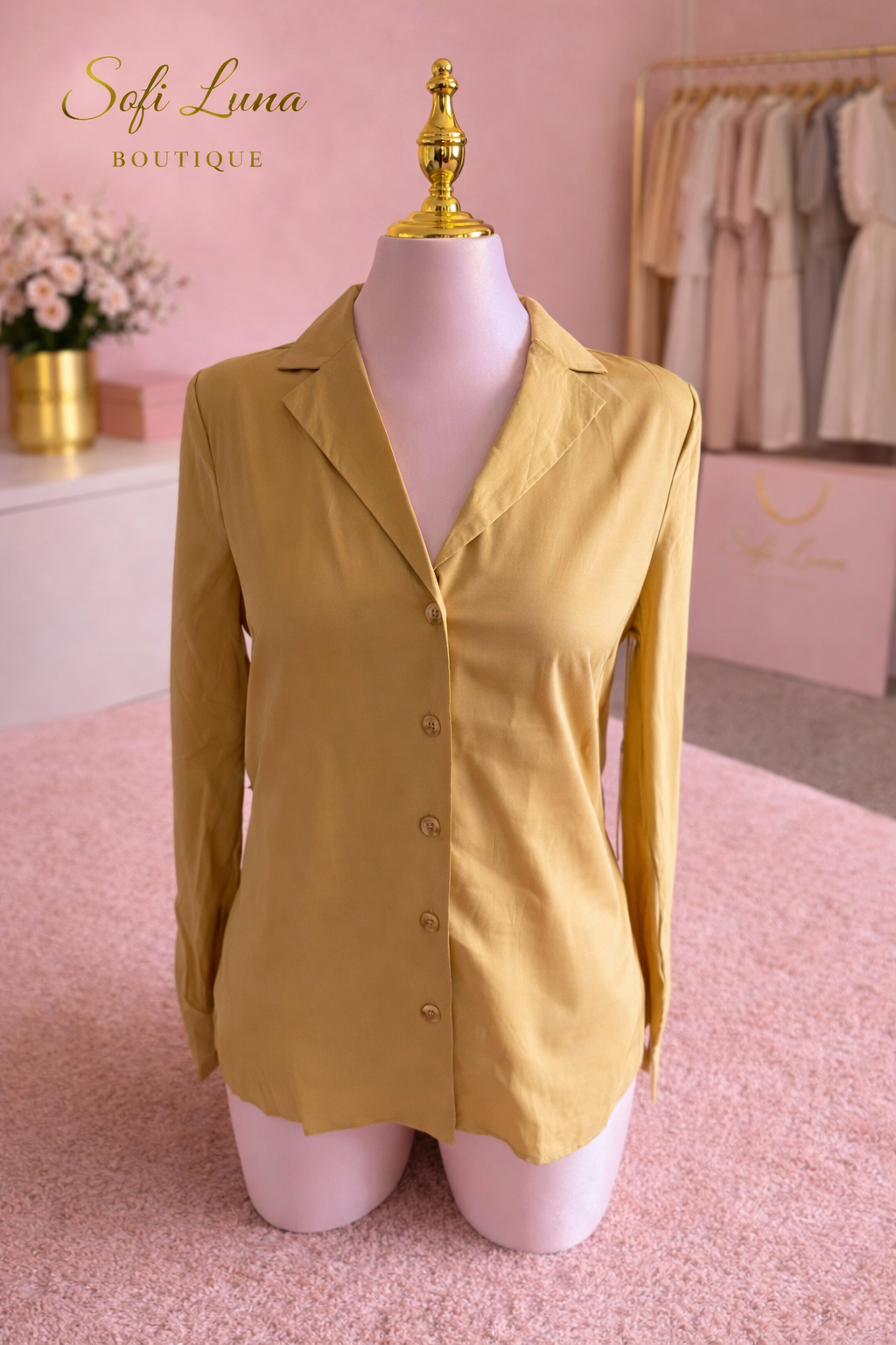 Ysabella Collar Dress Shirt
