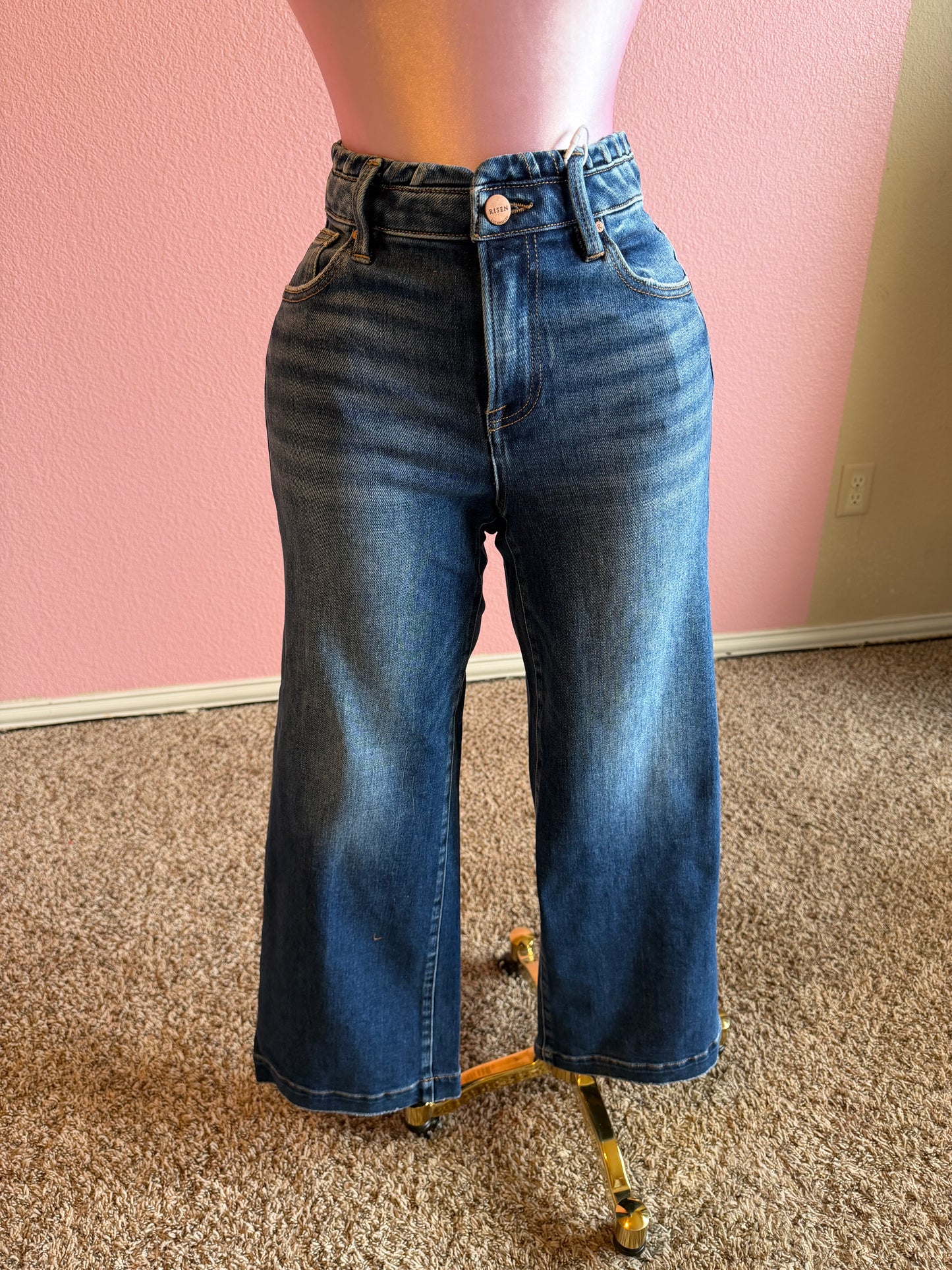 High Rise Wide Jeans