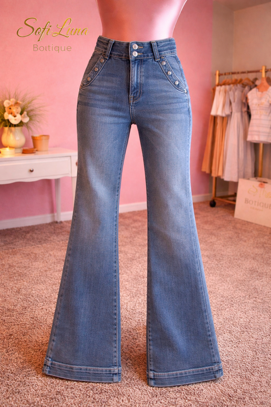KC High-Rise Flare jeans