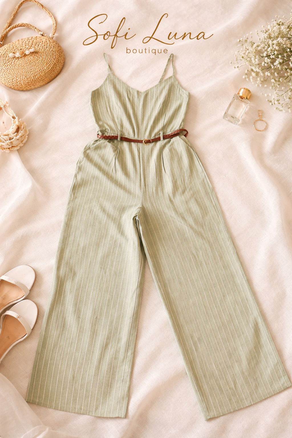 Striped Cami Jumpsuit
