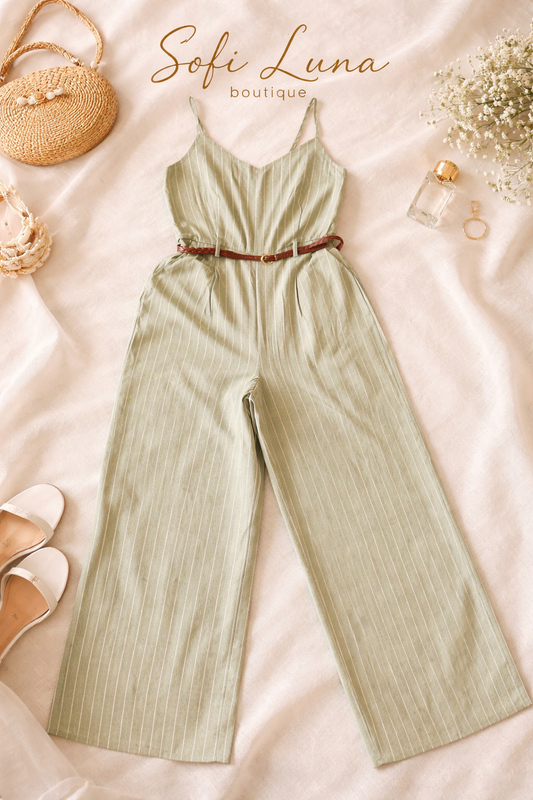 Striped Cami Jumpsuit