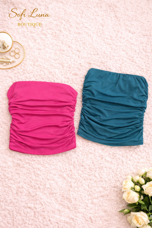 Sammie Ruched Bandeau Top