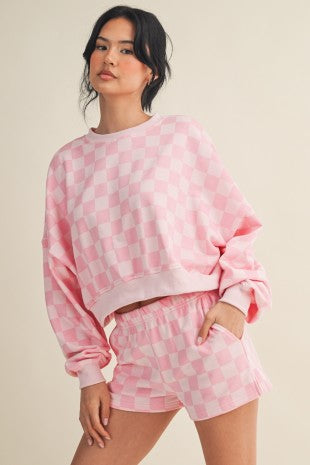 Checkered Sweatshirt