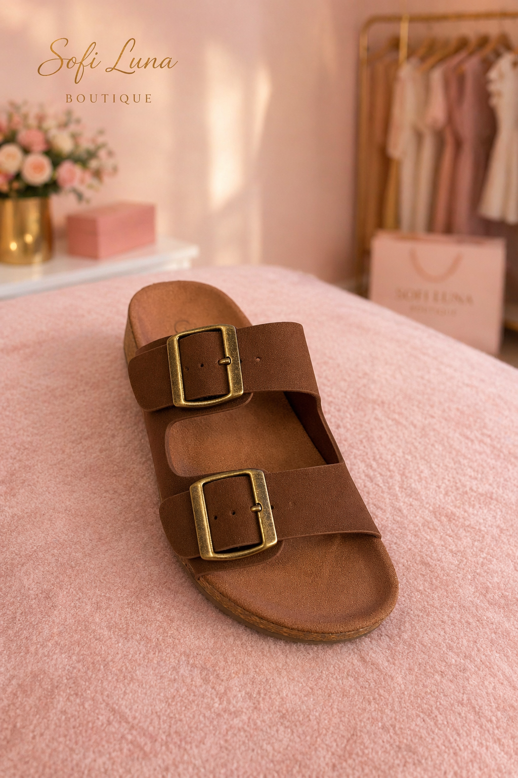 Dark Tan Jete Sandals