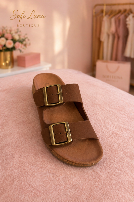 Dark Tan Jete Sandals