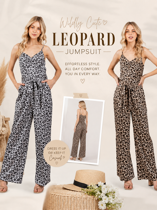 Sienna Leopard jumpsuit