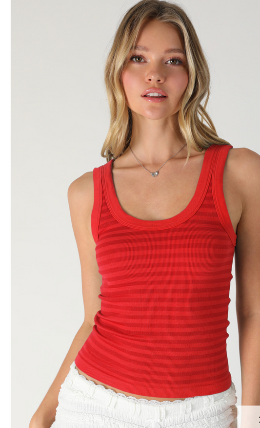 Striped Reversible Tank