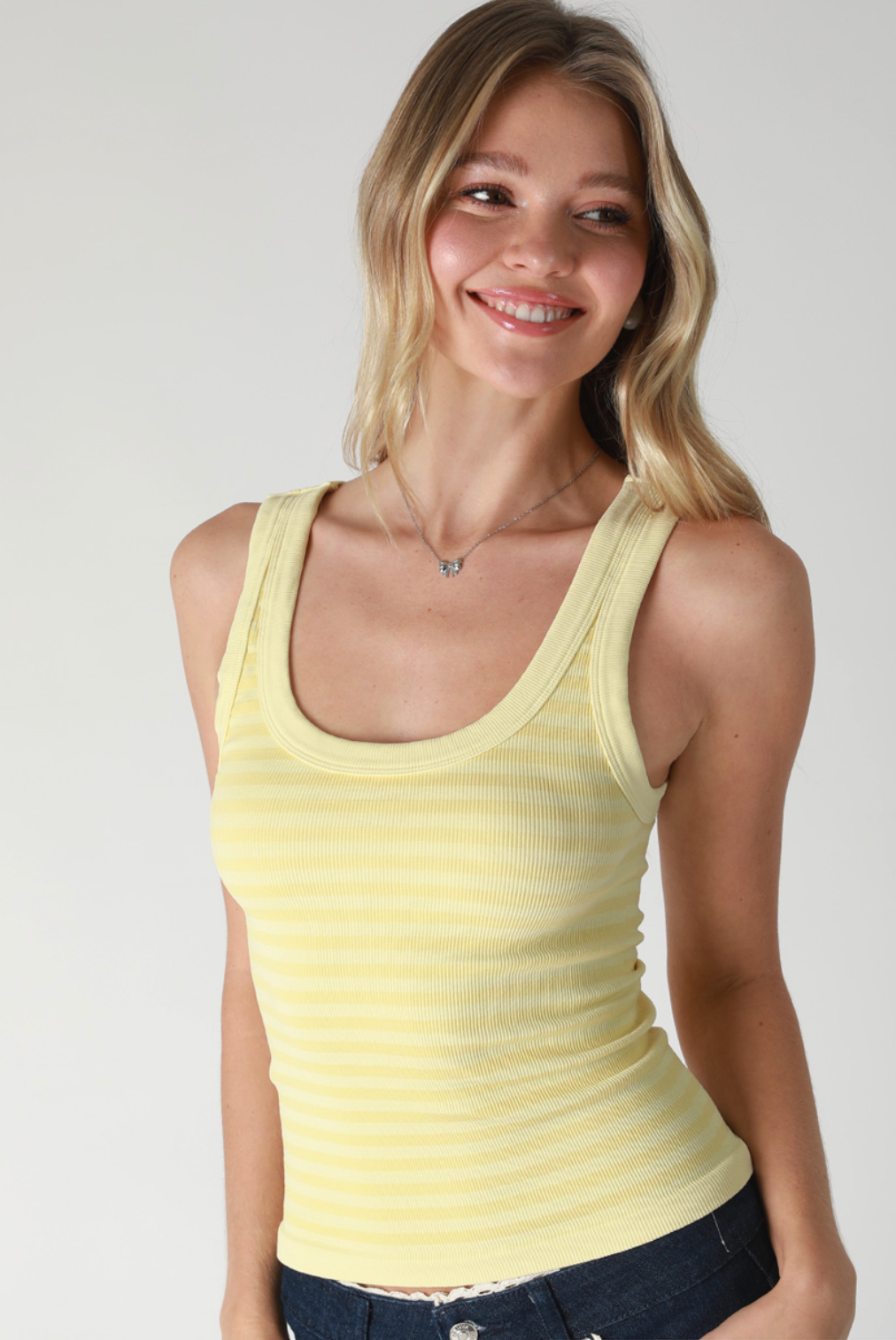 Striped Reversible Tank